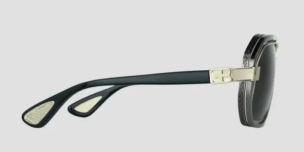 Matte Black – White Gold – Grey Gradient Lens (2)